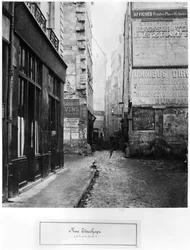 Rue Tirechape, da rue de Rivoli, Parigi, 1858-78